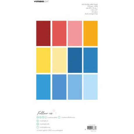 Creative Craftlab Happiness Essentials Unicolor Paper Pad (CCL-ES-UPP389)