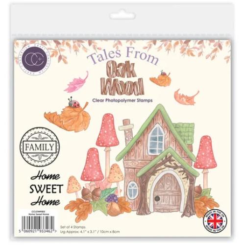 Craft Consortium Tales from Oak Wood A6 Photopolymer Stamp Set Home Sweet Home (CCLSTMP003)