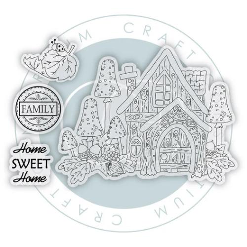 Craft Consortium Tales from Oak Wood A6 Photopolymer Stamp Set Home Sweet Home (CCLSTMP003)