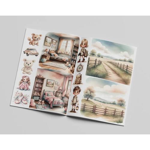 Creatief Art Happy Little Ones Book Creative CutOuts (CCOBOEK-001)