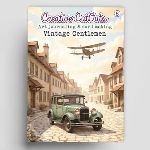 Creatief Art Vintage Gentlemen Book Creative CutOuts (CCOBOEK-008)