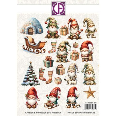 Creatief Art Cozy Gnomes Die-Cuts Creative CutOuts (23pcs) (CCODC-001)