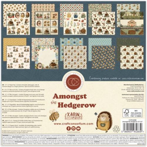 Craft Consortium Amongst the Hedgerow 12x12 Inch Premium Paper Pad (CCPPAD048) - Postage as per Actual