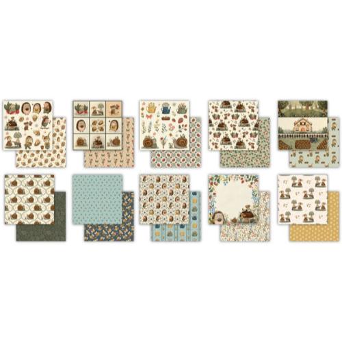 Craft Consortium Amongst the Hedgerow 6x6 Inch Premium Paper Pad (CCPPAD048B)