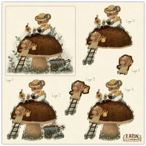 Craft Consortium Amongst the Hedgerow 12x12 Inch Premium Paper Pad (CCPPAD048) - Postage as per Actual