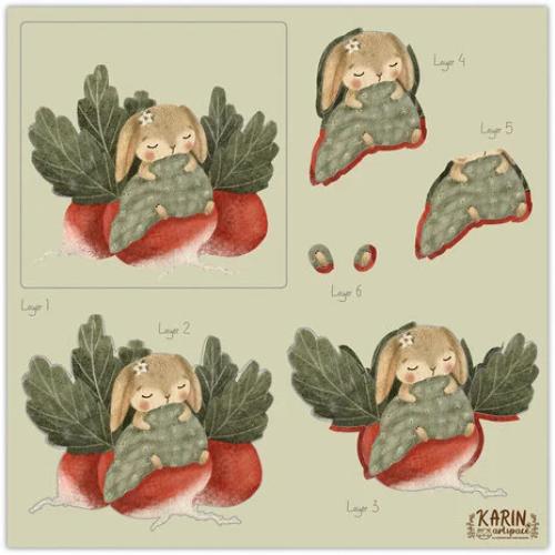 Craft Consortium Amongst the Hedgerow 8x8 Inch 3D Decoupage Paper Pad (CCPPAD048D) - Postage as per Actual