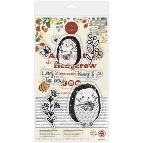 Craft Consortium Amongst the Hedgerow A6 Clear Photopolymer Stamps Hedge (CCSTMP099)