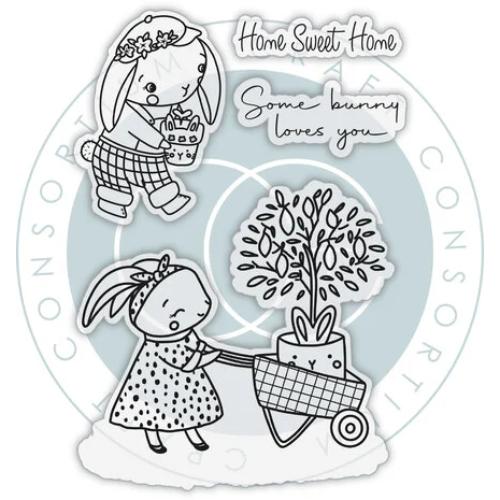 Craft Consortium Amongst the Hedgerow A6 Clear Photopolymer Stamps Bunny (CCSTMP100)