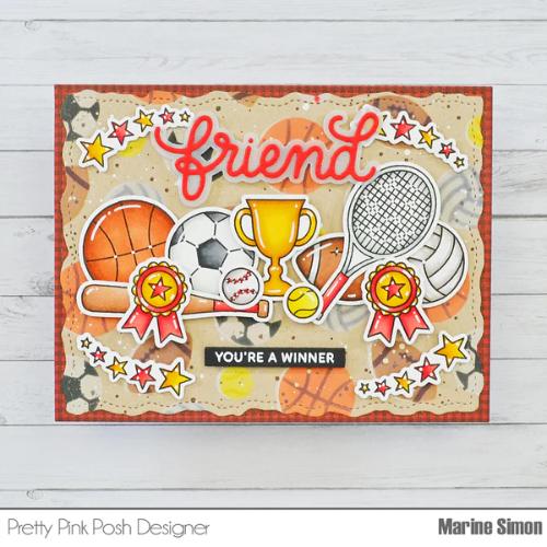 Pretty Pink Posh - Sports Coordinating Dies