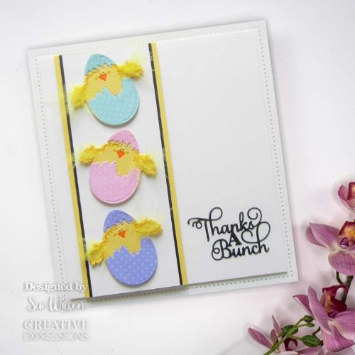 Creative Expressions Sue Wilson mini ExpressionsThanks A Bunch Craft Die