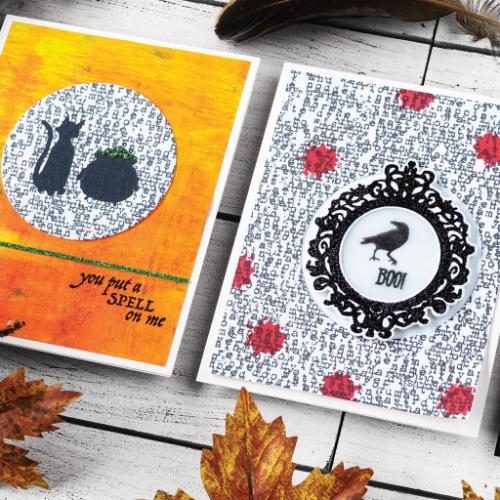 Hero Arts - Nevermore Print Bold Prints Cling Rubber Stamp