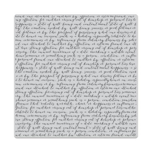 Hero Arts - Script Bold Prints Cling Rubber Stamp