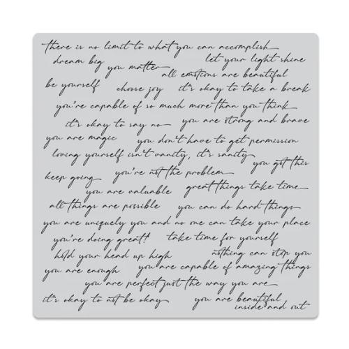 Hero Arts Positive Script Stamp