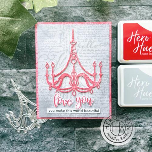 Hero Arts - Ode to Andy Warhol Script Bold Prints Cling Rubber Stamp