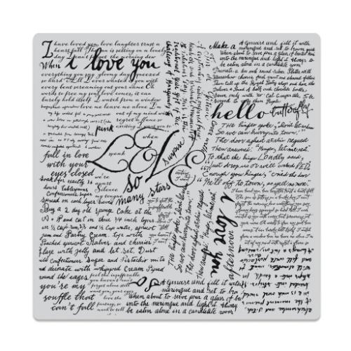 Hero Arts - Ode to Andy Warhol Script Bold Prints Cling Rubber Stamp