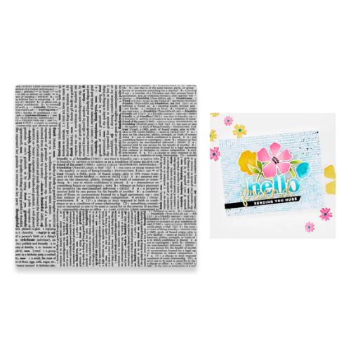Hero Arts Friendly Type Cling Stamp