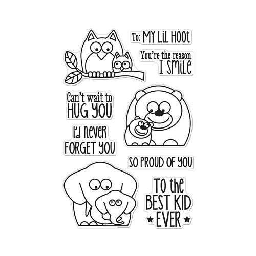 Hero Arts - Owh Lil Hoot 4x6