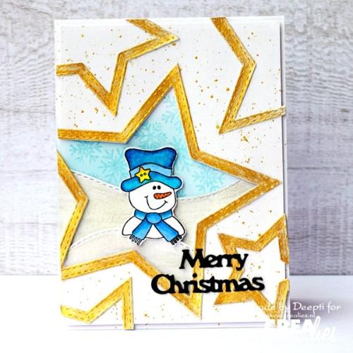 Crealies Crea-Nest-Lies XXL Dies No. 102 Star with Double Stitchline (CLNestXXL102)