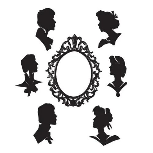 Stampers Anonymous Artful Silhouettes Tim Holtz Cling Stamps (CMS137)