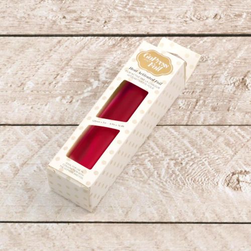 Couture Creations - Foil - Red (Rose Mirror Finish) - 125mm x 5m | 4.9in x 16.4ft
