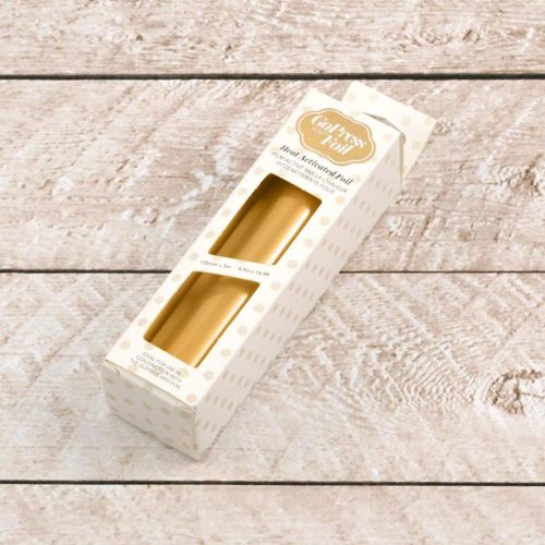 Couture Creations - Foil - Gold (Warm Mirror Finish) - 125mm x 5m | 4.9in x 16.4ft