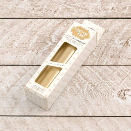 Couture Creations - Foil - Gold (Light Matte Finish) - 125mm x 5m | 4.9in x 16.4ft