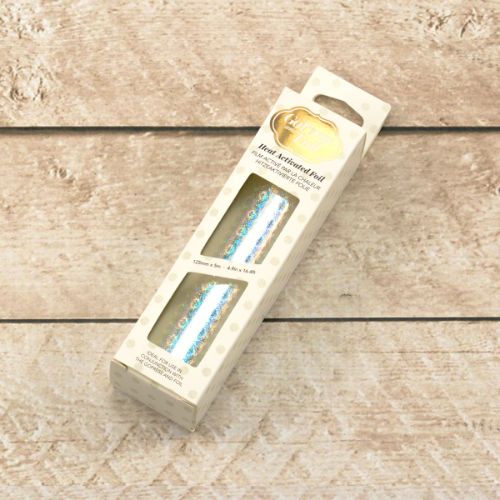 Couture Creations - Foil - Silver (Iridescent Sequin Pattern) - Heat activated