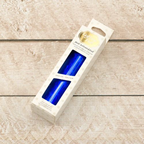 Couture Creations - Foil - Blue (Iridescent Triangular Pattern) - Heat activated