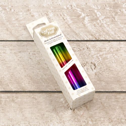 Couture Creations - Foil - Rainbow Bands (Gradient Mirror Finish) - Heat activated