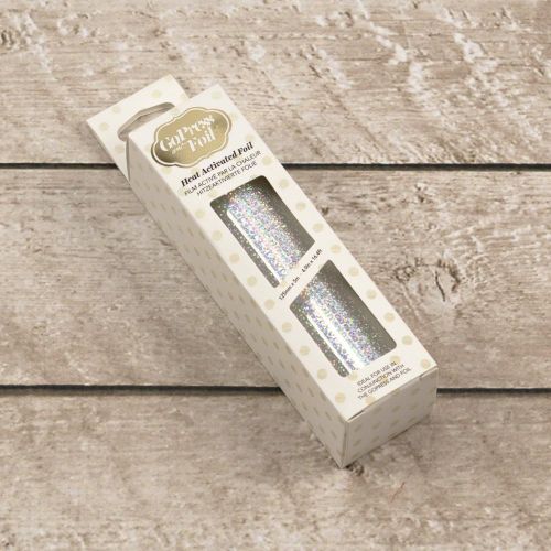 Couture Creations - Foil - Silver (Iridescent Speckled Pattern) - Heat activated