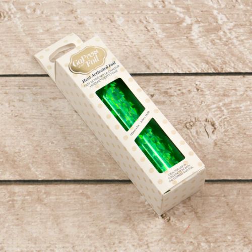 Couture Creations - Foil - Green (Iridescent Triangular Pattern) - Heat activated