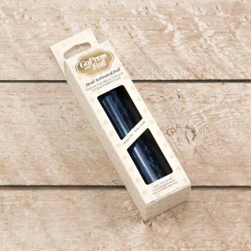 Couture Creations - Foil - Black (Iridescent Triangular Pattern) - Heat activated