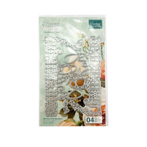 Couture Creations - Die - Elegance - Thinking of You Layered Sentiment (4pc)