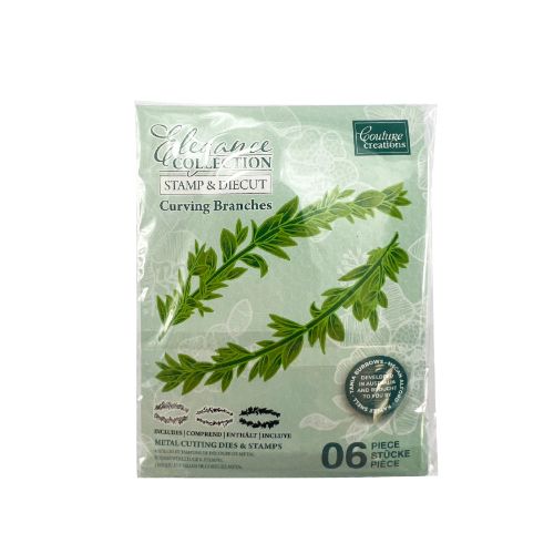 Couture Creations - Layering Stamp and Die Set - Elegance - Curving Branches Mini (6pc)