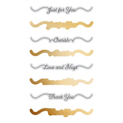 Couture Creations - Sentiment Stamp and Die Set - Elegance - Just For You Mini (4pc)