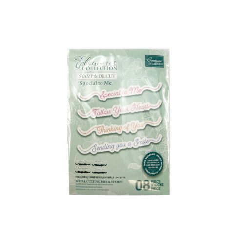 Couture Creations - Sentiment Stamp and Die Set - Elegance - Special to Me (4pc)