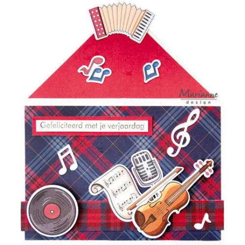 Marianne Design Craftable Punch Die XL - Music (CR1694)