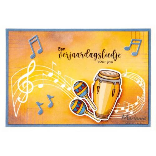 Marianne Design Craftable Punch Die XL - Music (CR1694)