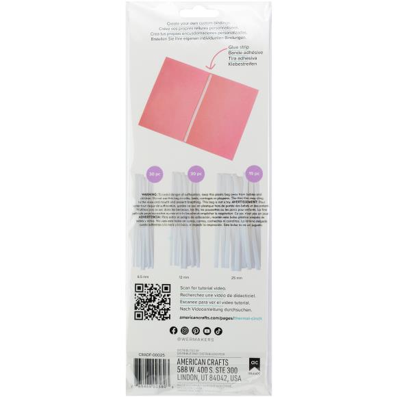 We R Thermal Cinch Glue Strips Bundle 75/Pkg - Postage as per Actual