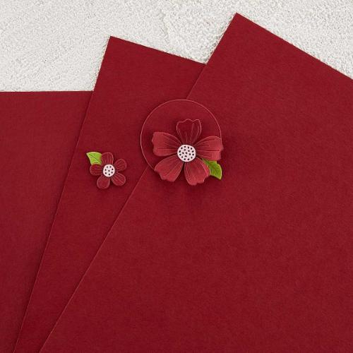 Spellbinders - Crimson Color Essential Cardstock 8.5 x 11, 10 Pack