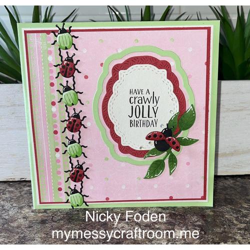 Karen Burniston - Bug Greetings clear stamps