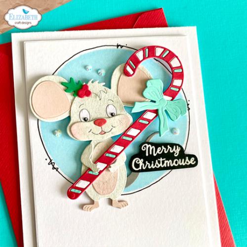 Elizabeth Craft Designs Stamps Mice Sentiments (CS387)