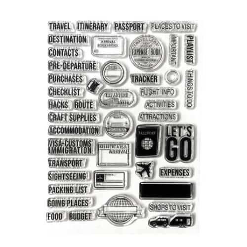 Elizabeth Craft Designs Once in a Lifetime Stamps Travel Journal (CS409)