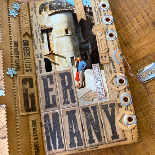 Elizabeth Craft Designs Once in a Lifetime Stamps Bold Alphabet (CS410)