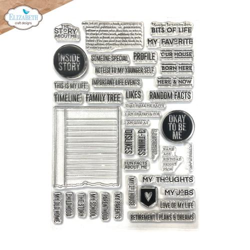 Elizabeth Craft Designs - About Me Stamp Set