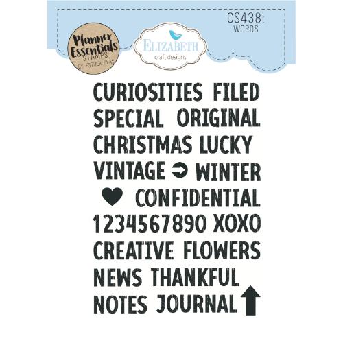 Elizabeth Craft Designs - Words Stamp Set (CS438)