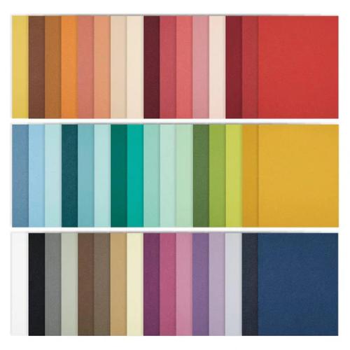 Spellbinders - The Full 48 ColorWheel Cardstock Pack 8.5" x 11" - 1 each - Postage as per Actual