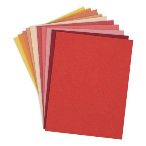 Spellbinders - Warm Assortment ColorWheel Cardstock 8.5" x 11" - 20 Sheets - Postage as per Actual