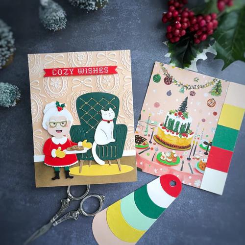 Spellbinders - Christmas Assortment ColorWheel Cardstock 8.5 x 11" - 10 Sheets