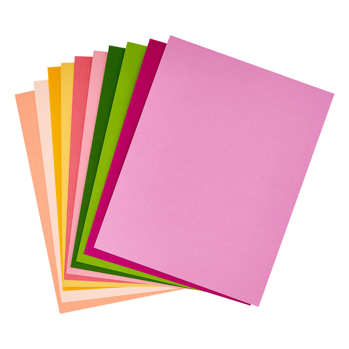 Spellbinders Blooms ColorWheel Cardstock Assortment 8.5 x 11" - 10 Sheets- Postage as per Actual
